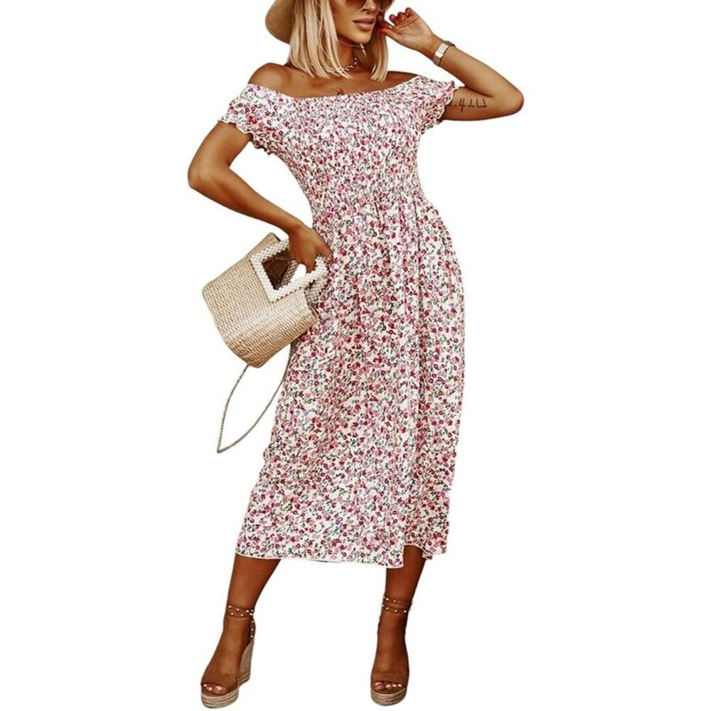Vera Dolini Womens  Midi Dress